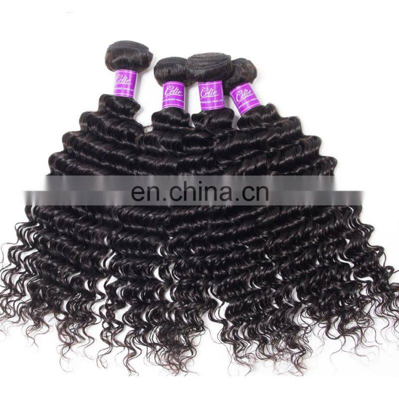 Virgin human hair extension