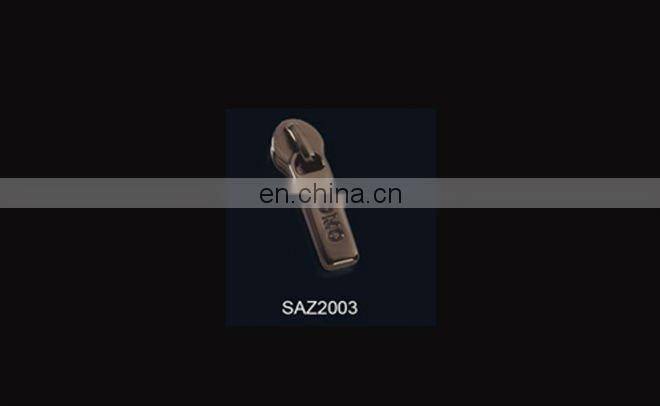 High material zipper and slider for garment