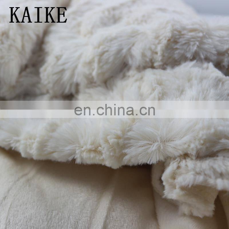 Warm super soft custom print muslin fleece baby velvet blanket 100% polyester