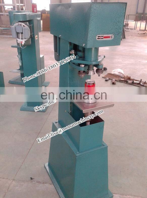 MONA Electric Round Tin Can Closer Capper Capping Sealing Machine