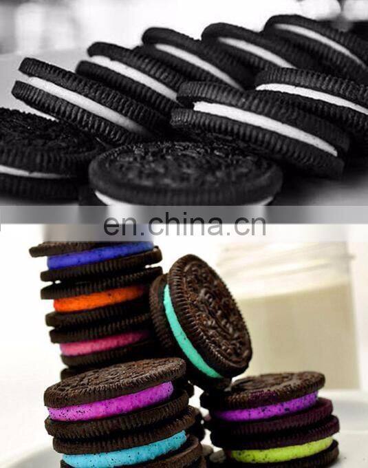 Factory price automatic cookie making machine/chocolate cream biscuit maker