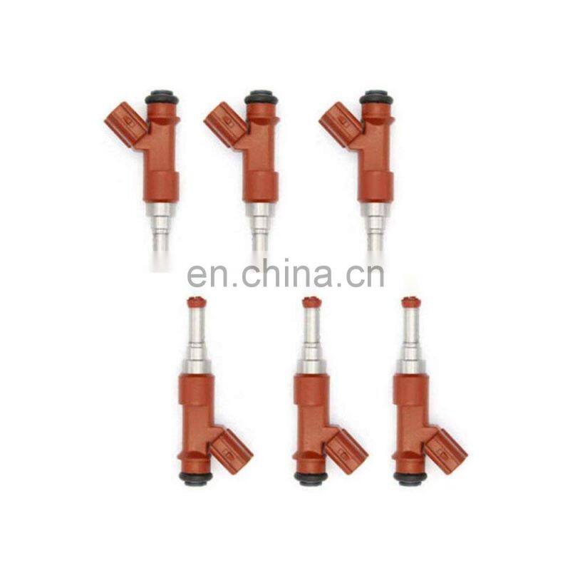 Set of 6 Fuel Injectors 23250-0P040 23209-31050 For Toyota Lexus 3.5L 2005-2011