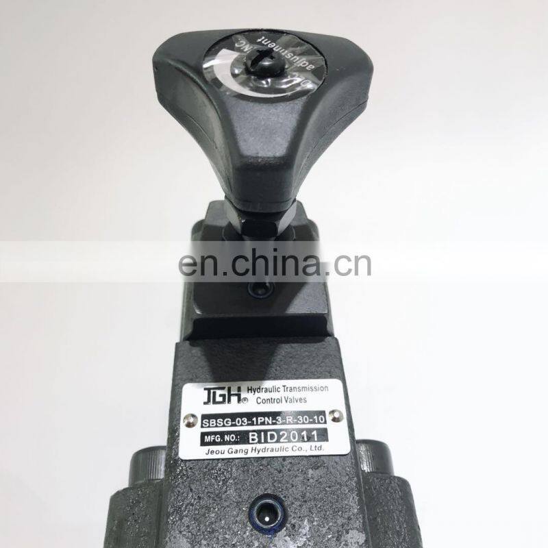 JGH SBSG-03-1PN-3-R-30-10 SBSG-06-2B3B/24  hydraulic solenoid coil relief pressure reducing Low noise valve