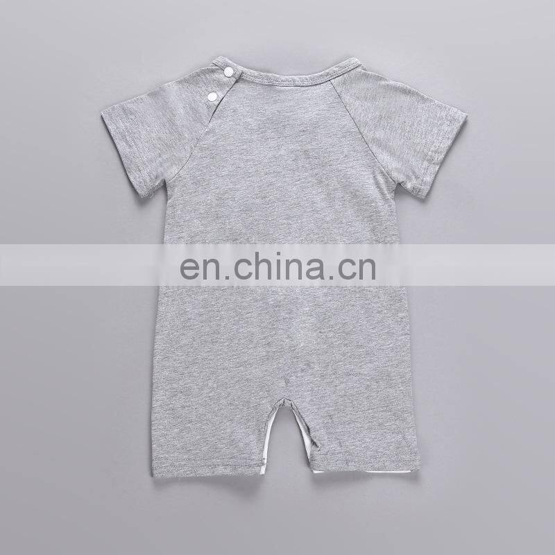 Newborn Baby Clothes Lovely Rabbit Printed Summer Cotton Short Sleeve baby Boy Girl Romper
