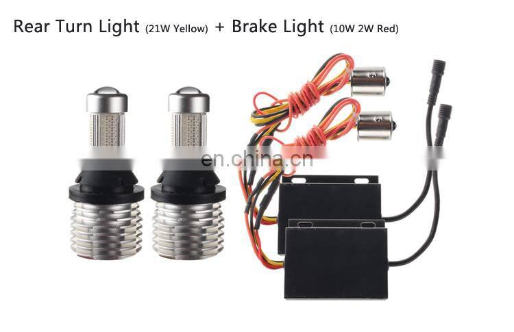 Dual Colors 1156 7440 3156 Canbus 21W LED Turn Signal Light with DRL Function and Brake Light Function