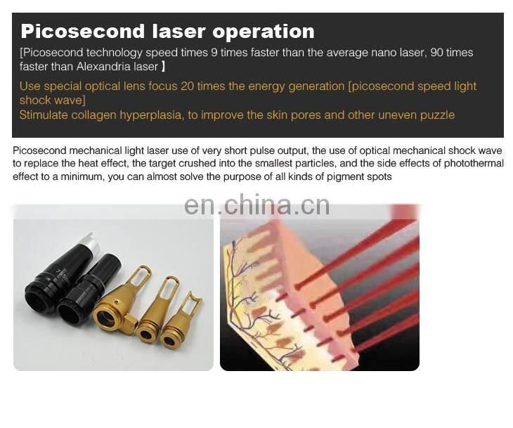 Niansheng factory pico laser machine pico laser tattoo removal machine pico