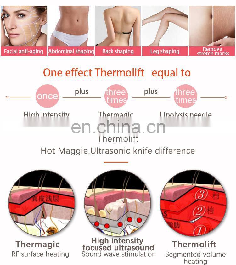 Thermolift monopolar RF skin tightening machine