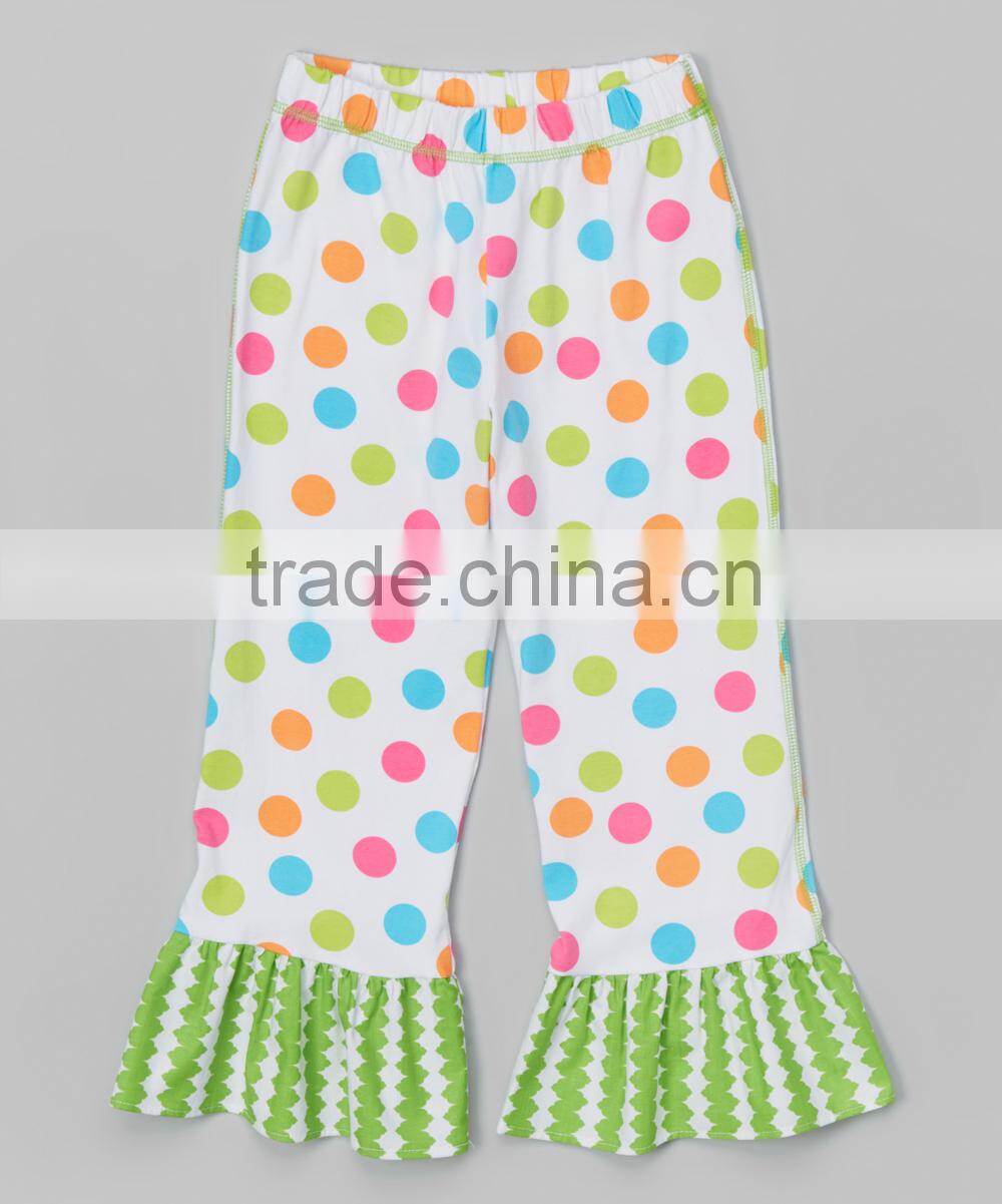 custom dongguan clothing 100% cotton ruffle strip child wholesale clothing