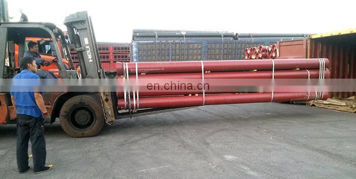 EN598 450mm ductile iron di water pipe with cement lining