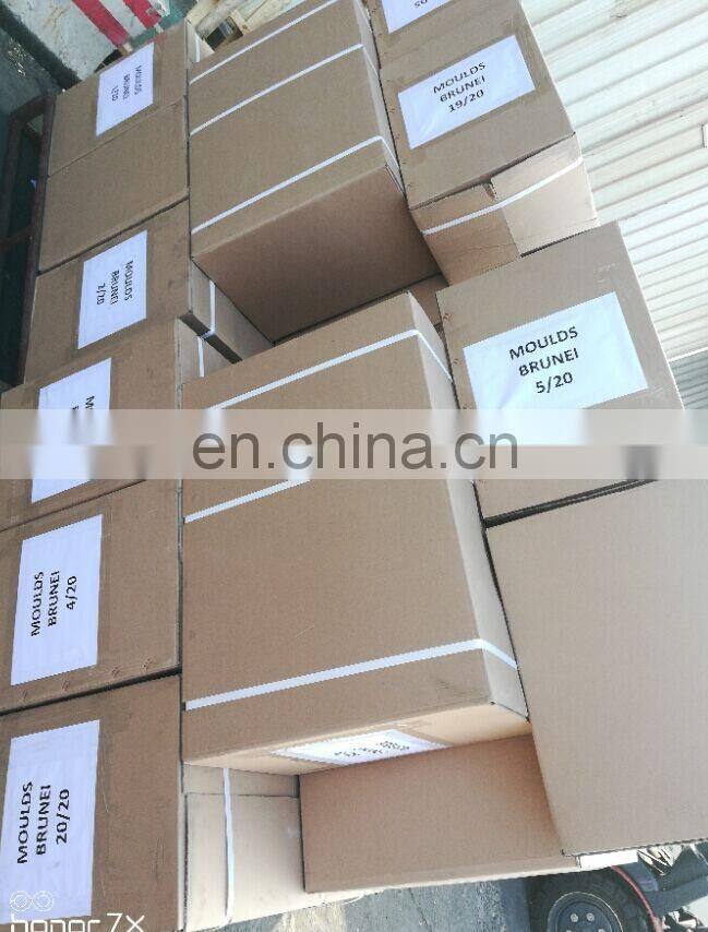 blue black and green color 100mm plastic concrete cube test mould