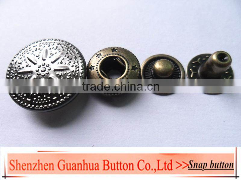 Best fashion sanp button/brass snap buttons/metal sanp buuton