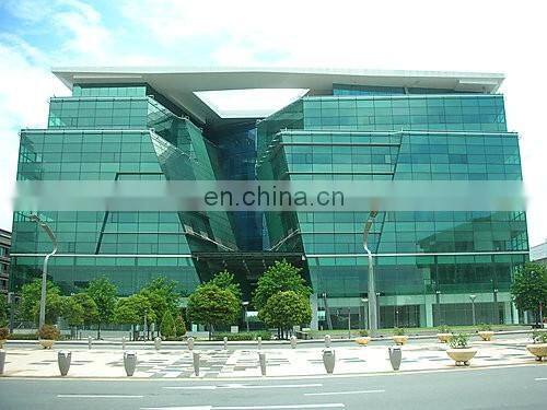 high quality clear ultra clear tinted 10mm thick toughened glass for facade or curtain wall 10mm toughened glass with good price