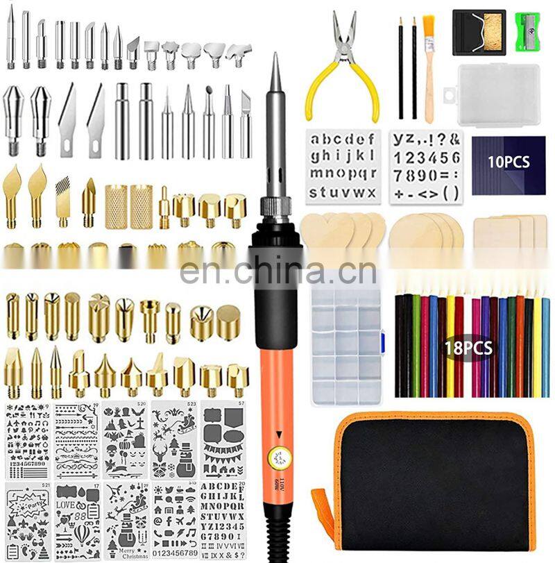Wood Burning Tool Kit with Soldering Iron Tips for 125pcs