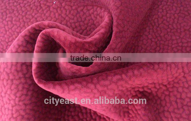 Super Soft Short Hair Brain Grain Fabric Bonded With Single Cashmere For Sofa