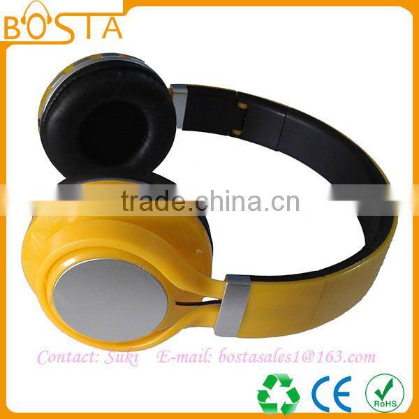 Super cheap clearance sales on-ear slim headband bluetooth headsets with full colors