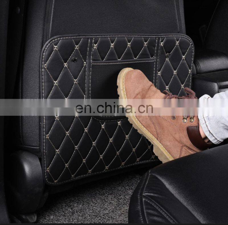 Back Seat Protector Car Seat Kids Baby Kick Mat Auto Cleaning Cushion Cover Set