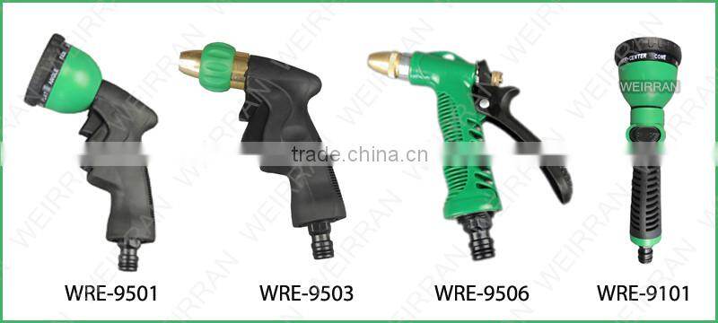 (84715) 8 function sprayer, TPR covered handle 8 patterns ABS rotary hose end spray