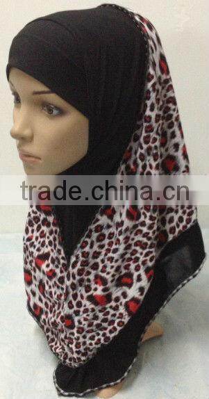 A498 Popular Newest ITY TWO LAYERS al amira 2pcs MUSLIM HIJAB