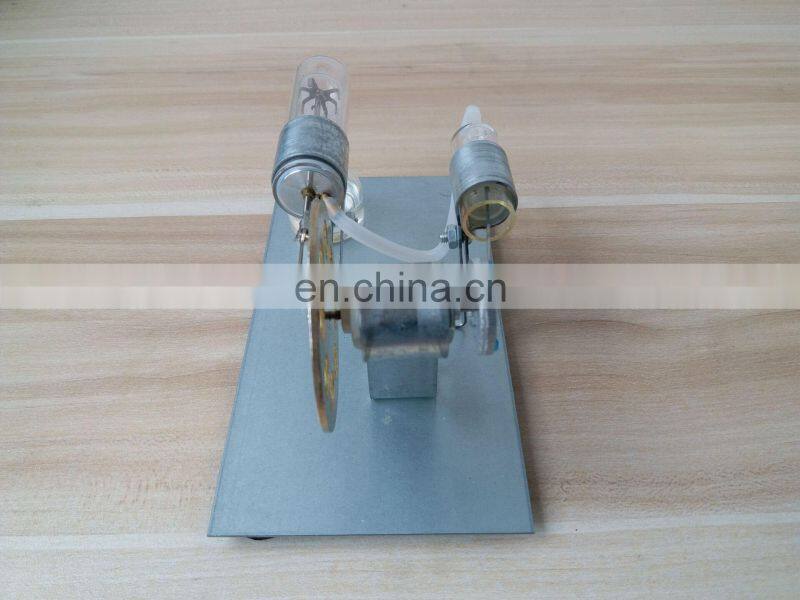Funny DIY Mini Air Stirling Engine Motor Model Educational Steam Power Toy Electricity Learning Toys For Children Adult