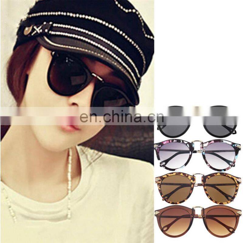 Women Unisex Men Sunglasses Arrow Style Eyewear Round Sunglasses Metal Frame