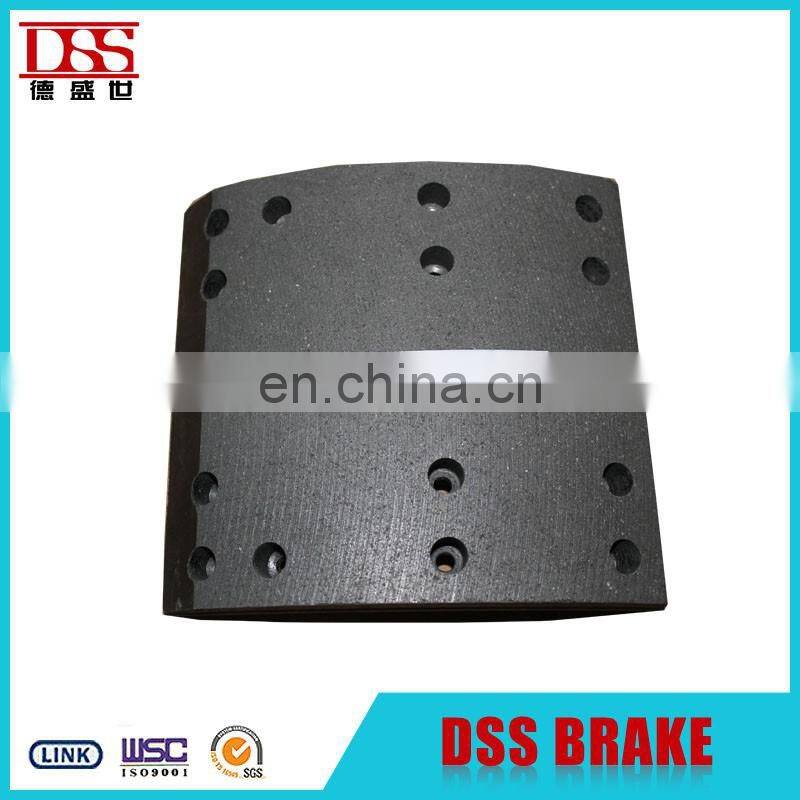 truck trailer parts drum brake shoe brake lining for 4707 4515 4718