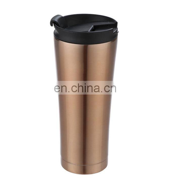 Custom Print Logo Stainless Steel Eco Reusable Take away Coffee Cups