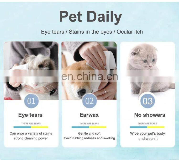 Cat Dog Wipes Natural Safe Ingredients Premium Clean Deodorize Kitten Puppy Wipes for Pet
