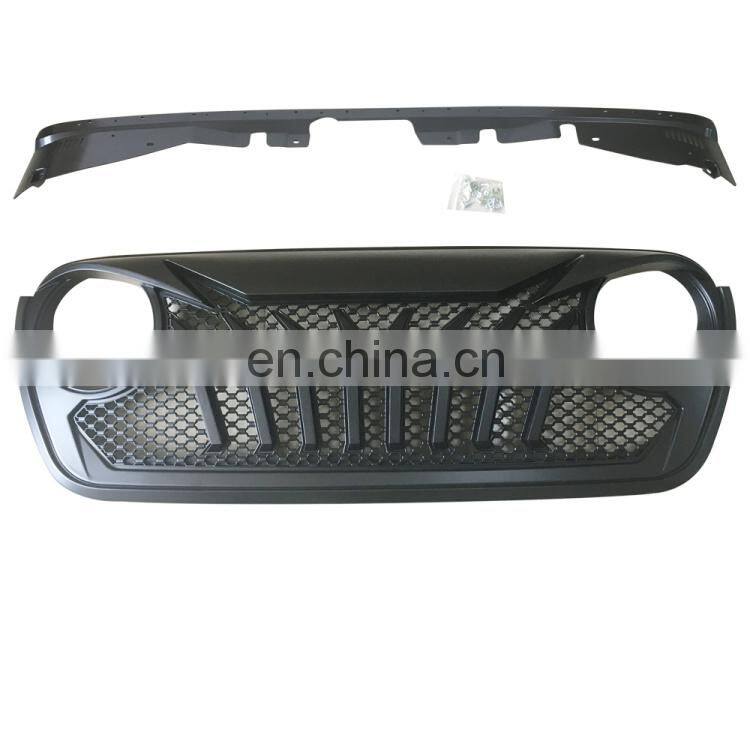 for jeep for wrangler jl 2018+ front grille with mesh shanghai sanfu