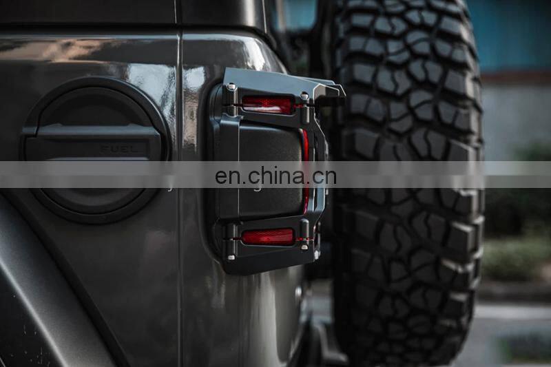 Maiker offroad Black Taillight Guard Cover Taillamp Protector for Jeep Wrangler JK