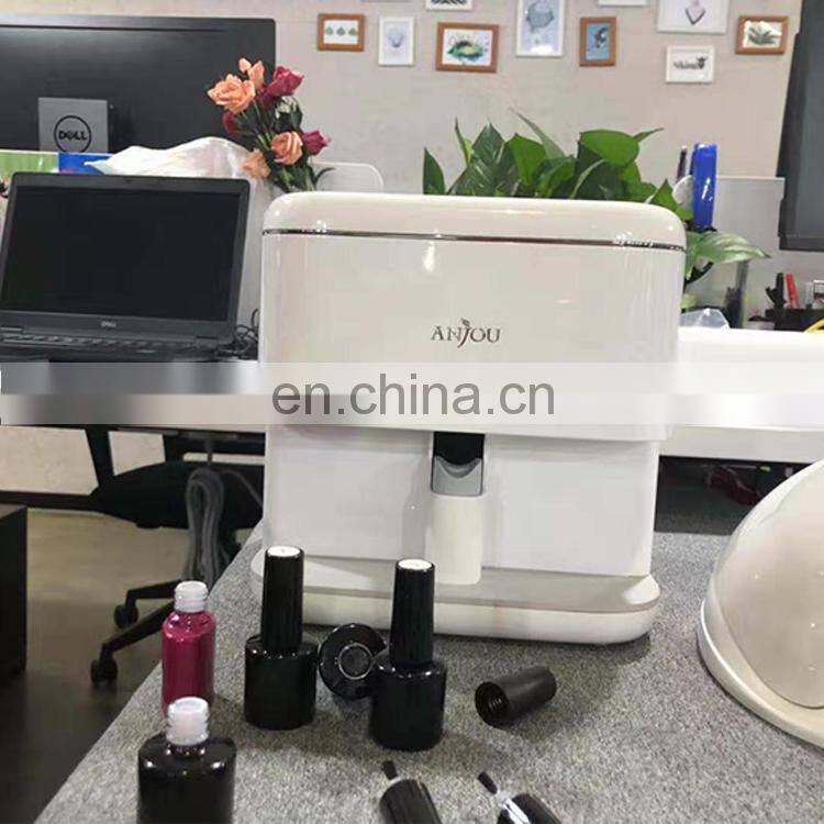2022 automatic common electric diy smart nail stamp printer making machine 3d sticker christmas valentine gel art chip dry