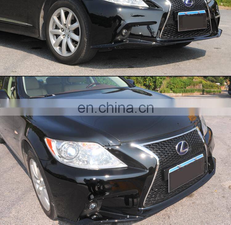 Runde Resin Material Body Kit Modified F Style LS600h Suitable For 2006-2012 Lexus LS460 Front Bumper With Front Grille Fog Lamp