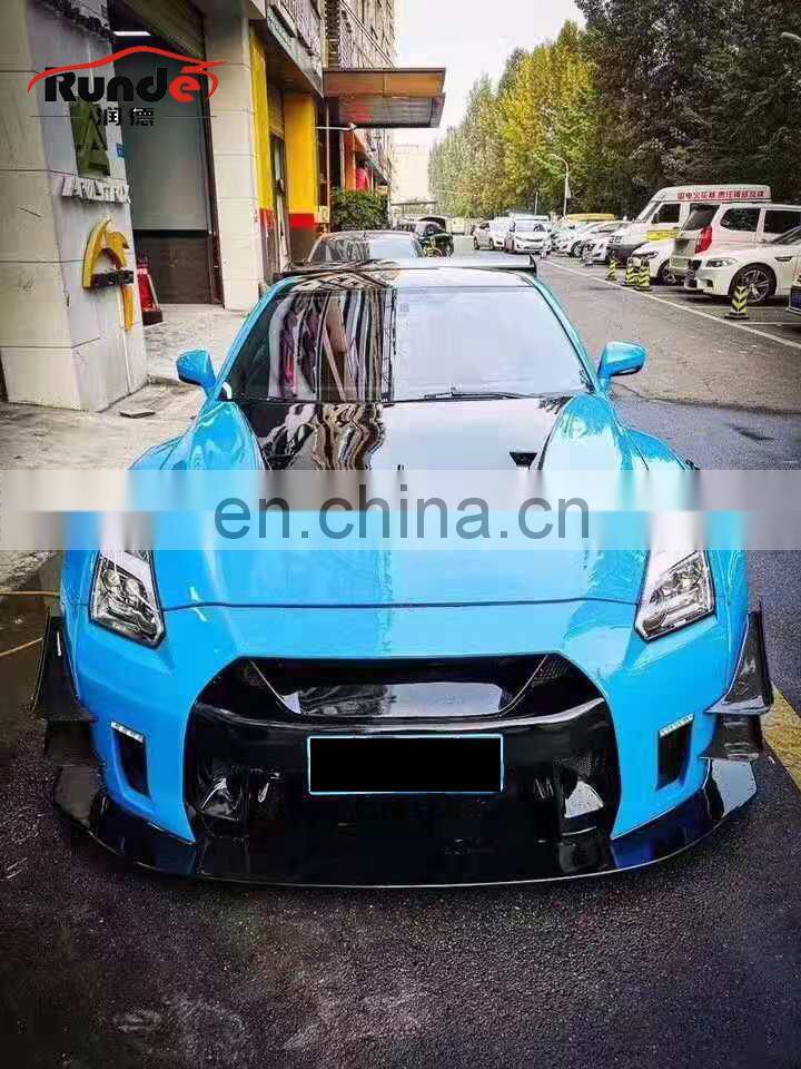 Runde High Quality LB V2 Style Fiber Glass Material GTR R35 Wide Body Kit For 2008-2019 Nissan GTR R35 body kit