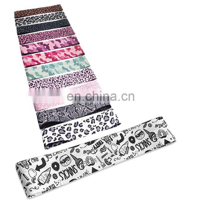 Eco-friendly New Textile Fabric Resistance Loops Bands Set For Legs