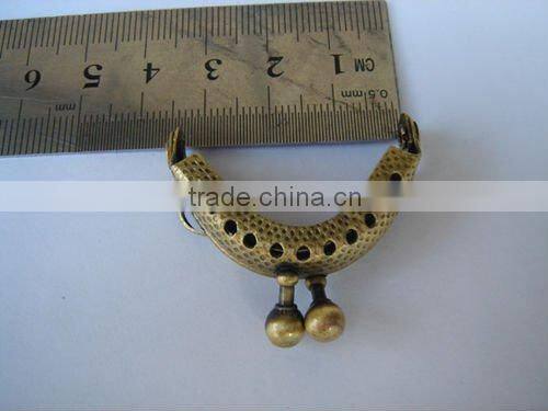 Metal Coin Purse Frame With Sewing Holes