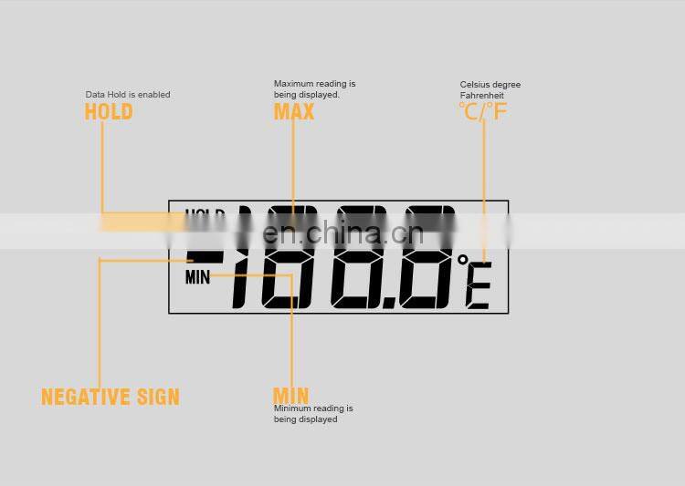 allosun ETP109B Food Portable Digital Pen Type Thermometer Electronic Temperature Meter With Stainless Probe