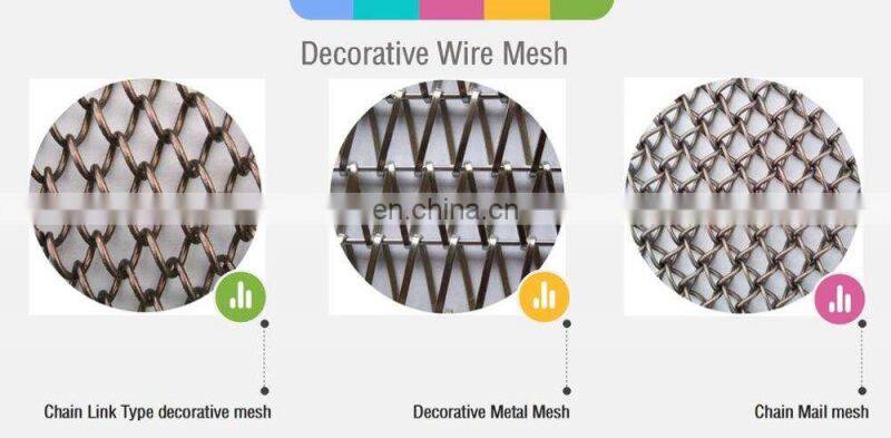 304L Stainless Steel Decoration Chainmail Sheets / Welded Ring Mesh