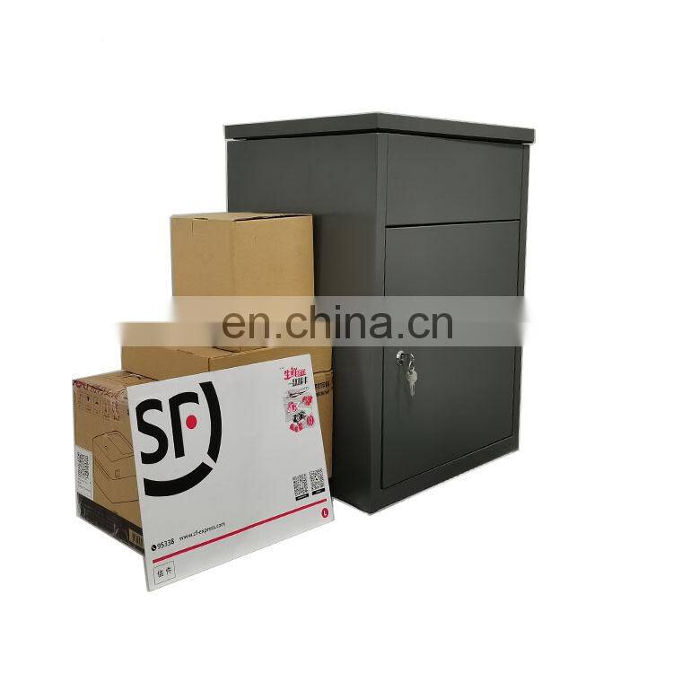 Wholesale Custom Outdoor Steel Metal Parcel Post Letter Mail Drop Delivery Box