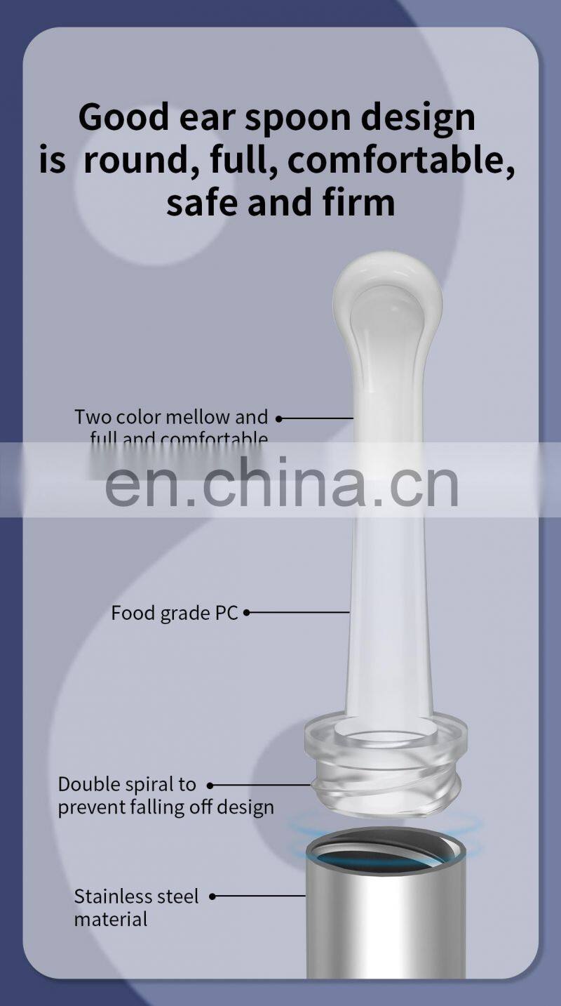 Earwax Removal Ear Spoon Endoscope Otoscope Remover Tool kit G3 with 4MP HD Camera