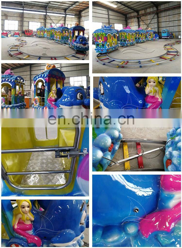 adult rides train set on tracks Electric Mini Indoor Train With Track to Ride For Sale