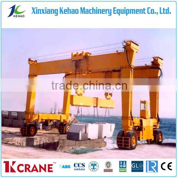 Heavy Duty Steel rubber tire container gantry cranes