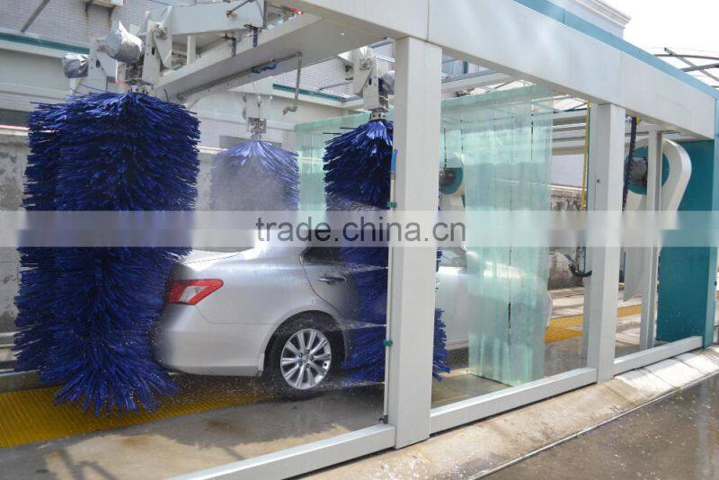 Tunnel Car Wash Equipment 9Brushes PE-T9 40000USD