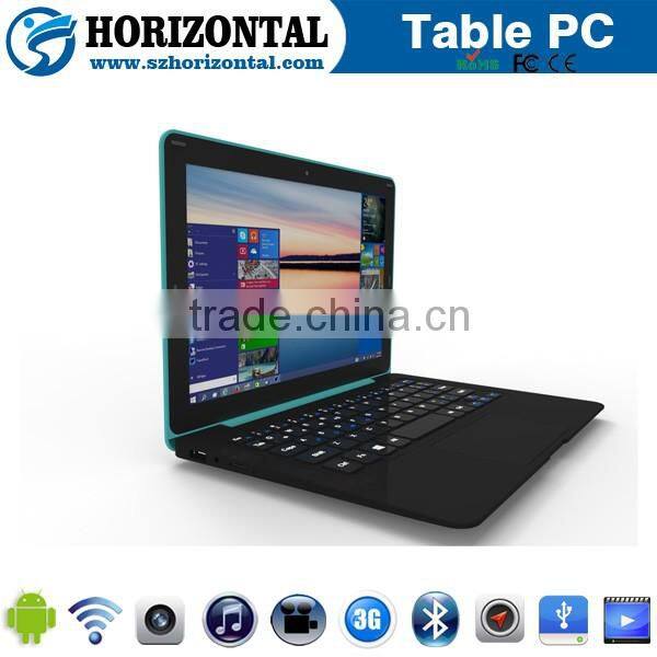 2016 Best Selling new hot 11.6'' android 4.4 and Win10 or Win8 dual boot tablet pc laptop