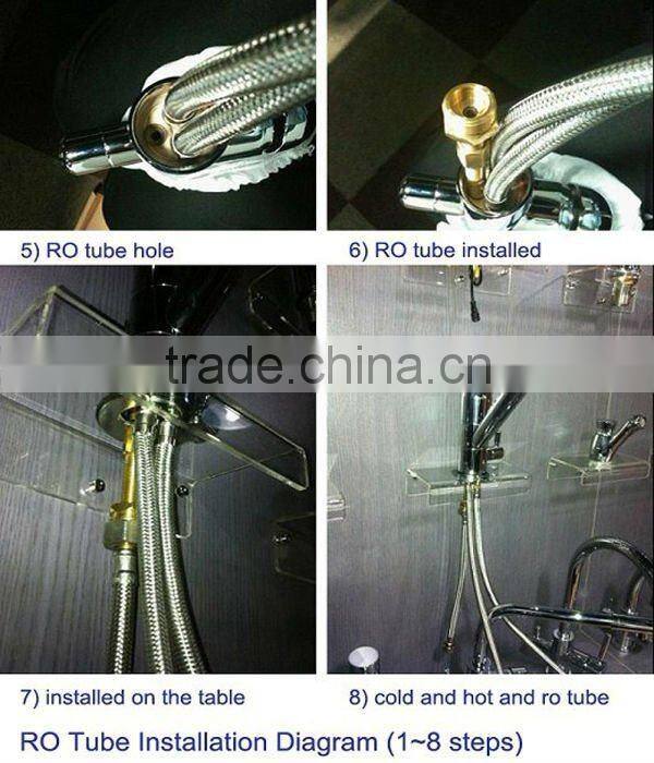 Brass body Load lead Three Way Sink Taps