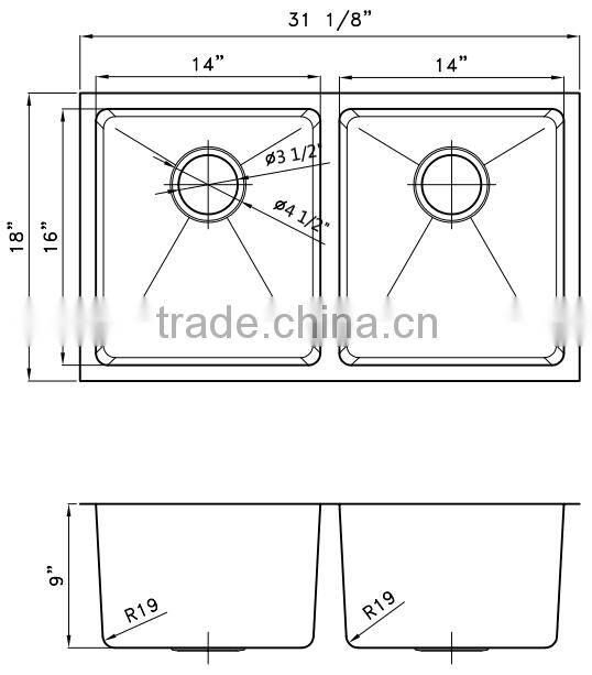 Chinese modern style malaysia kitchen sink