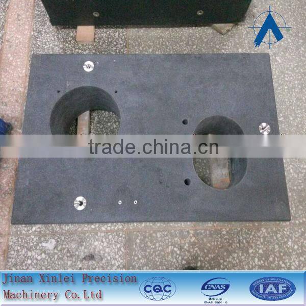 Polished and high precision DIN 000 machinery components High precision granite column