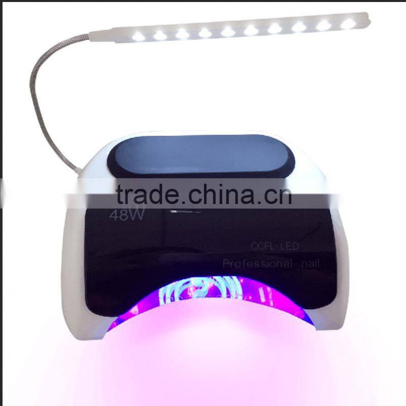 48W Sensor Portable LED UV Nail lamp LED Nail Dryer CCFL LED light Nail dryer
