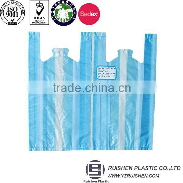Reusable HDPE T-shirt Present Packing Bag