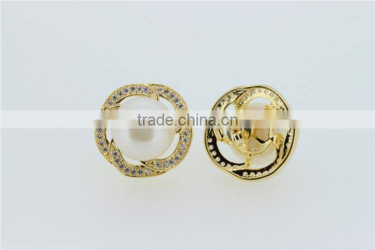 2015 Newest Pearl 925 Silver Earring