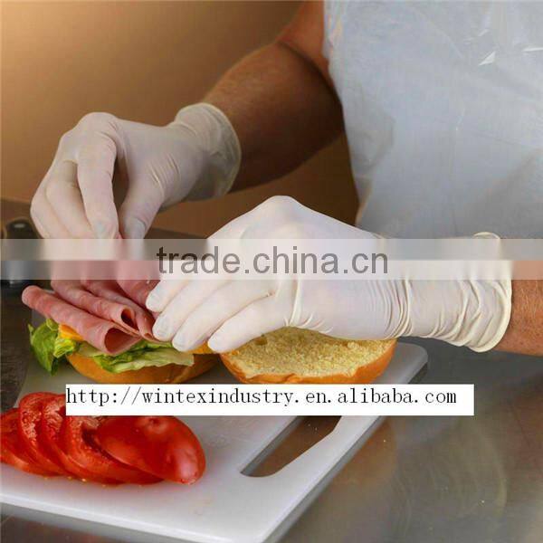 latex disposable examination gloves