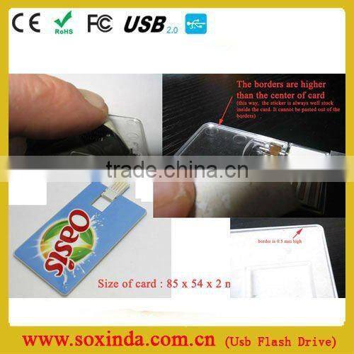 Promotional Gift oem credit card usb